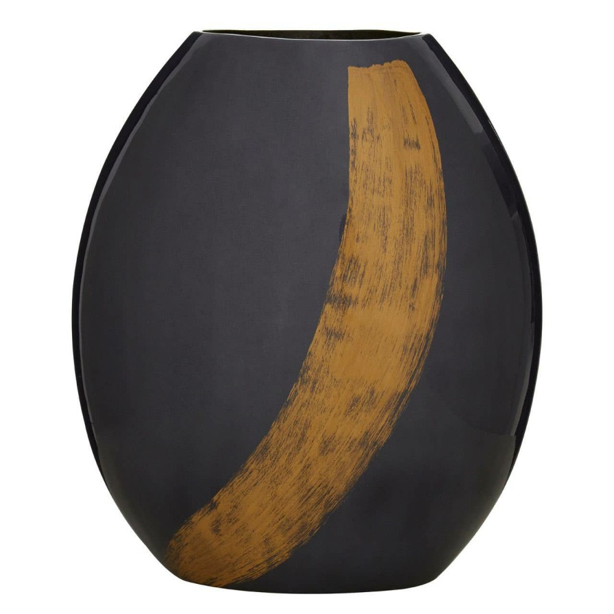 Accessories Fifty Five South Vases, Planters and Plant Stands | Alma Blue And Gold Large Vase