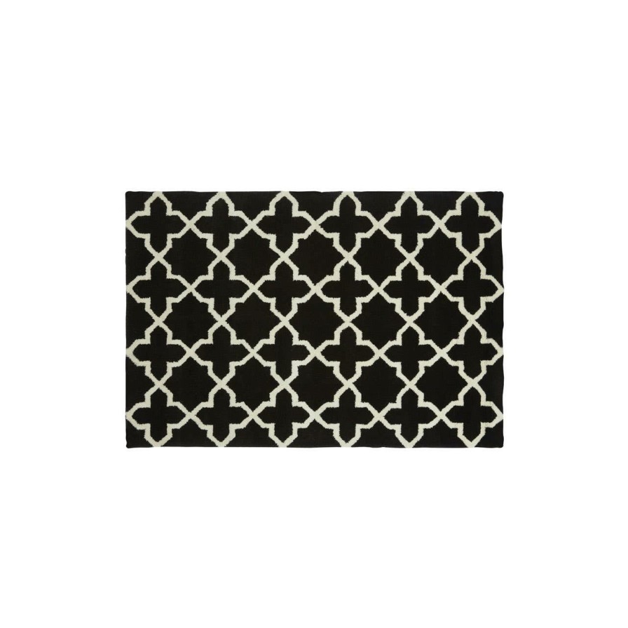 Accessories Fifty Five South Rugs | Kensington Townhouse Black And White Rug