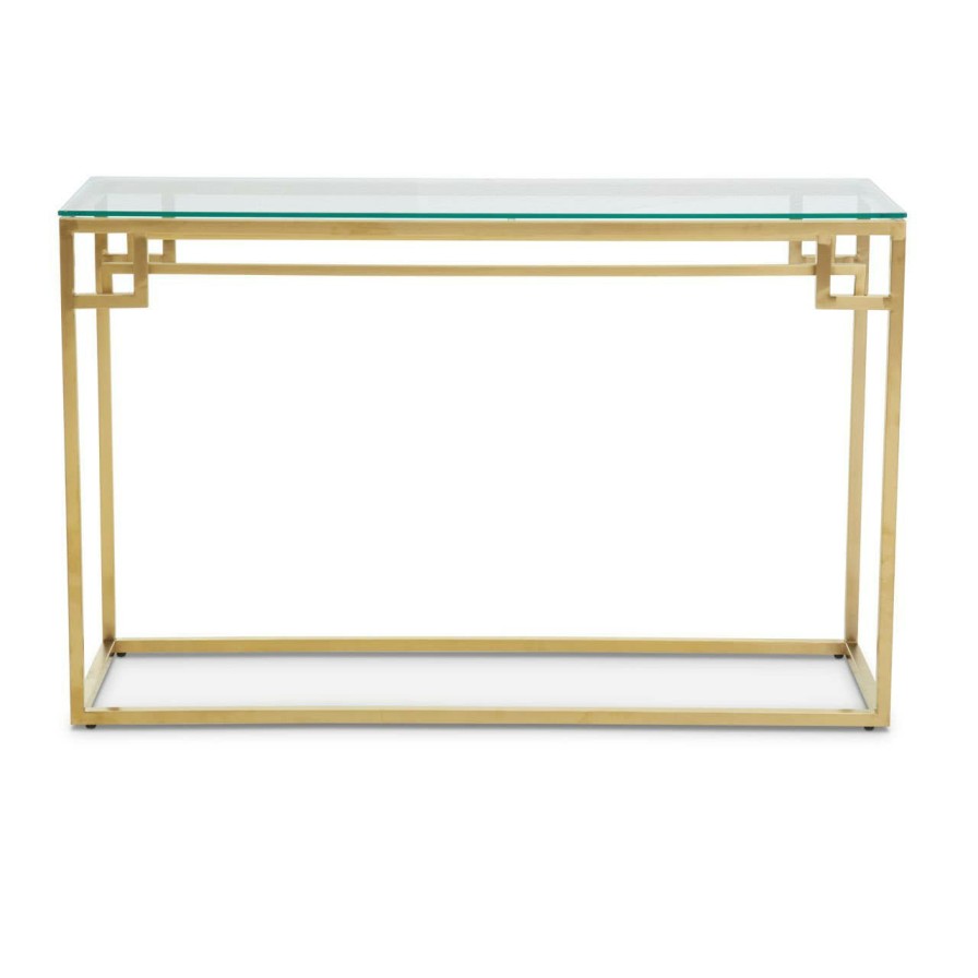 FURNITURE Premier Console Tables | Allure Gold Brushed Console Table