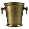 Kitchen and Dining Fifty Five South Champagne and Wine Coolers | Rustic Antique Brass Wine Cooler