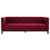 FURNITURE Fifty Five South Seating | Sasha 3 Seat Crimson Sofa