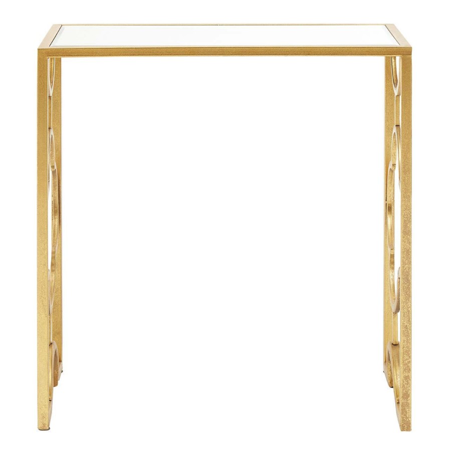 FURNITURE Premier Side Tables | Set Of Two Merlin Gold Leaf Side Tables