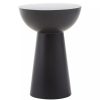 FURNITURE Fifty Five South Side Tables | Pali Black Round Side Table