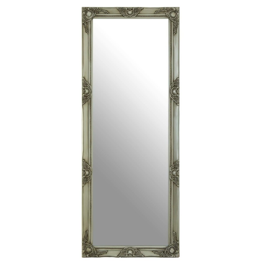 Bathe and Utility Premier Mirrors | Zelma Antique Silver Wall Mirror