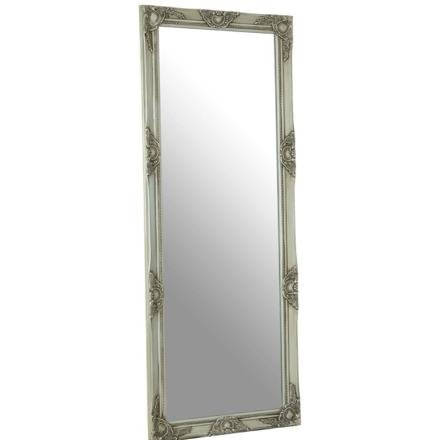 Bathe and Utility Premier Mirrors | Zelma Antique Silver Wall Mirror