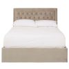 FURNITURE Premier Beds | Hannah Mink Velvet Double Ottoman Bed