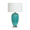 Accessories Fifty Five South Table Lamps | Apus Blue Table Lamp With White Shade