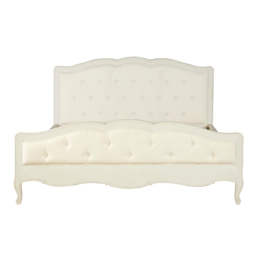 FURNITURE Fifty Five South Beds | Loire White Super Kingsize Bed