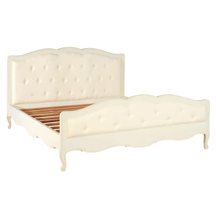 FURNITURE Fifty Five South Beds | Loire White Super Kingsize Bed