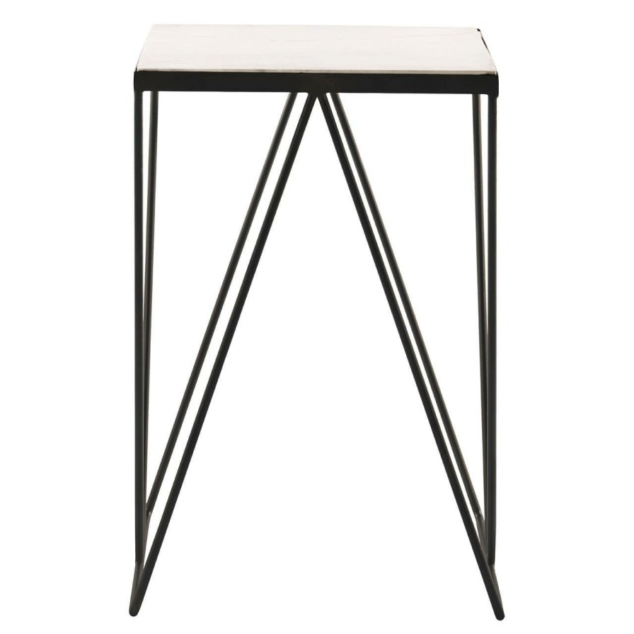 FURNITURE Premier Side Tables | Shalimar Side Table With Matte Black Legs