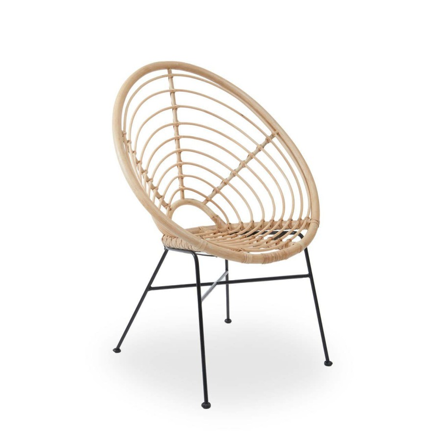 FURNITURE Premier Seating | Java Natural Rattan Round Chair