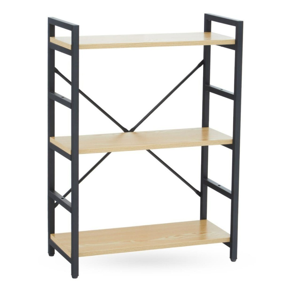 FURNITURE Premier Shelving | Laxton 3 Tiered Light Yellow Shelf Unit